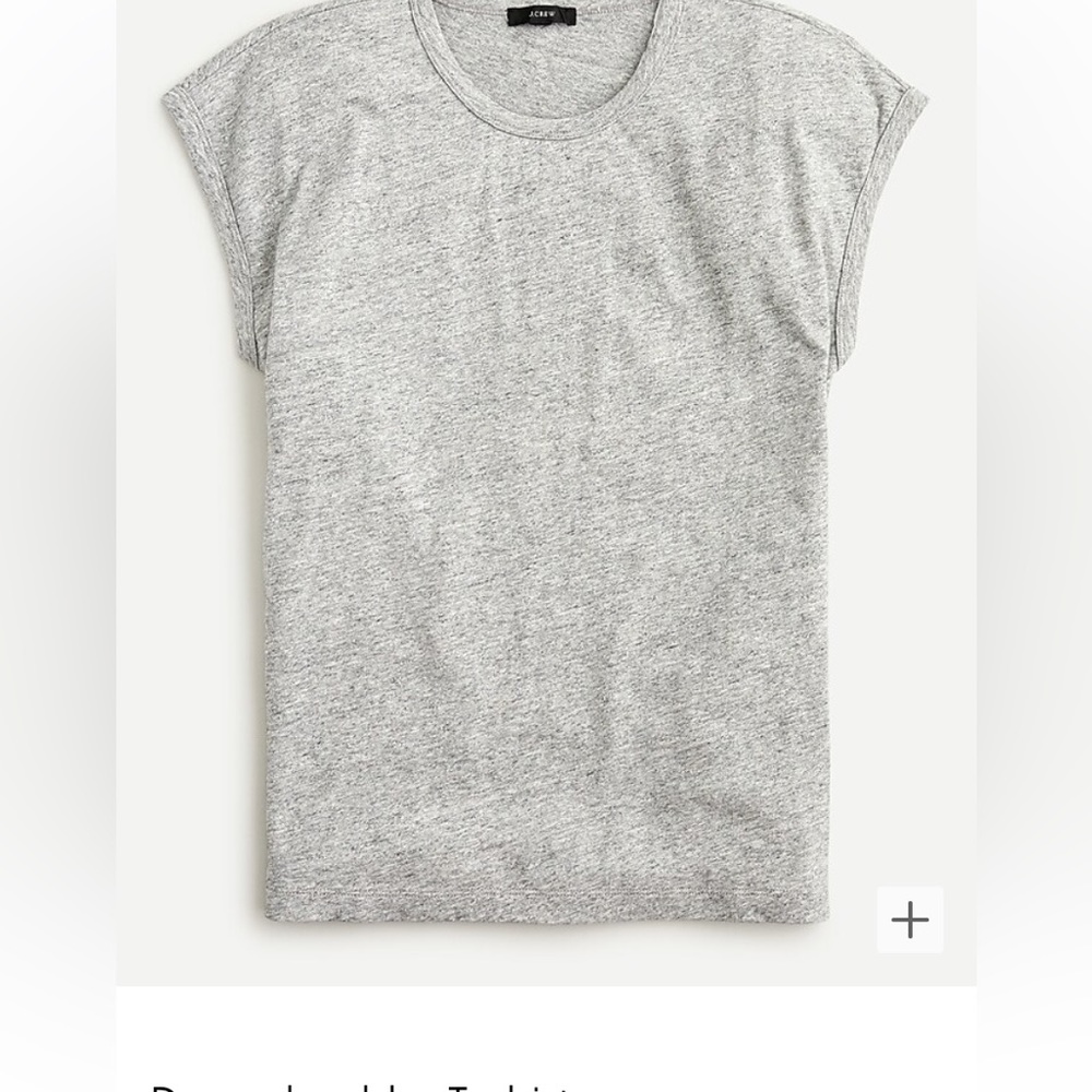 Jcrew painters drop shoulder WHITE tshirt